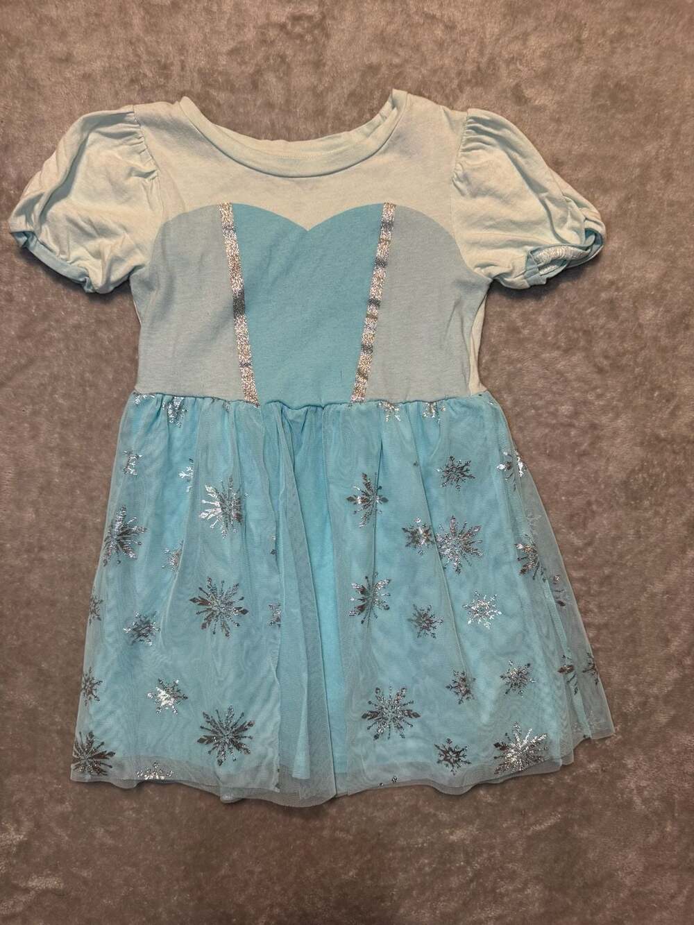 Baby Gap Disney Frozen Elsa Snowflake Tulle Dress